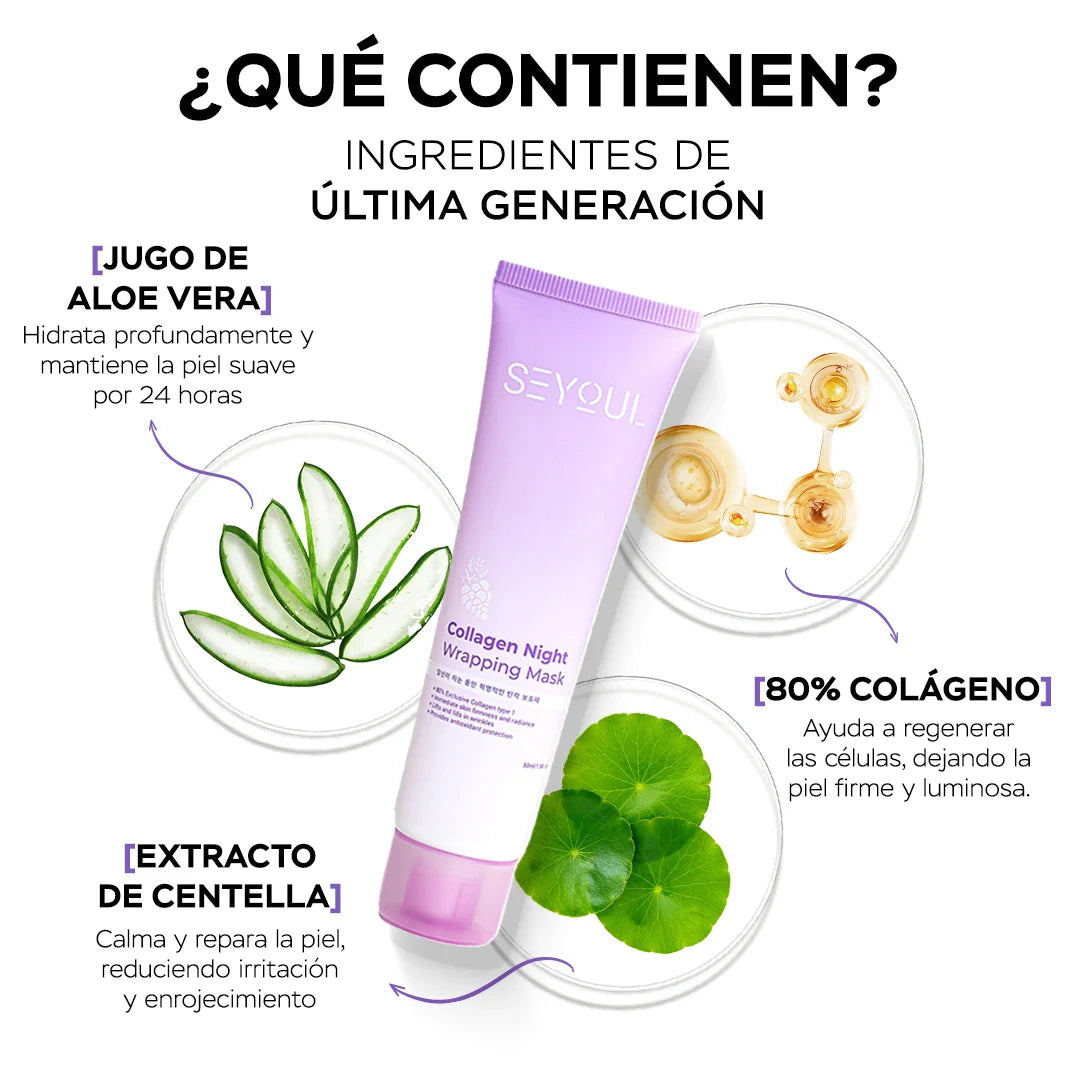 Mascarilla Envolvente de Colágeno